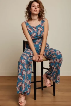 King Louie Jumpsuits<Frida Jumpsuit Dominica Orient Blue