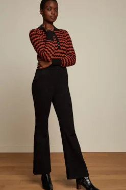 King Louie Broeken<Gael Pintuck Pants Aurora Black