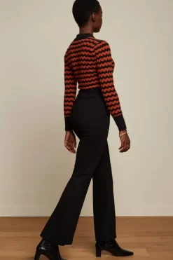 King Louie Broeken<Gael Pintuck Pants Aurora Black