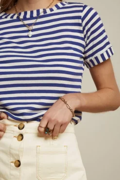 King Louie Rokken<Garbo Pocket Mini Skirt Safari Denim Ivory