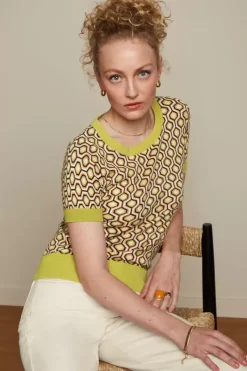 King Louie Tops & Shirts<Gigi Top Rocchi Lentil Green