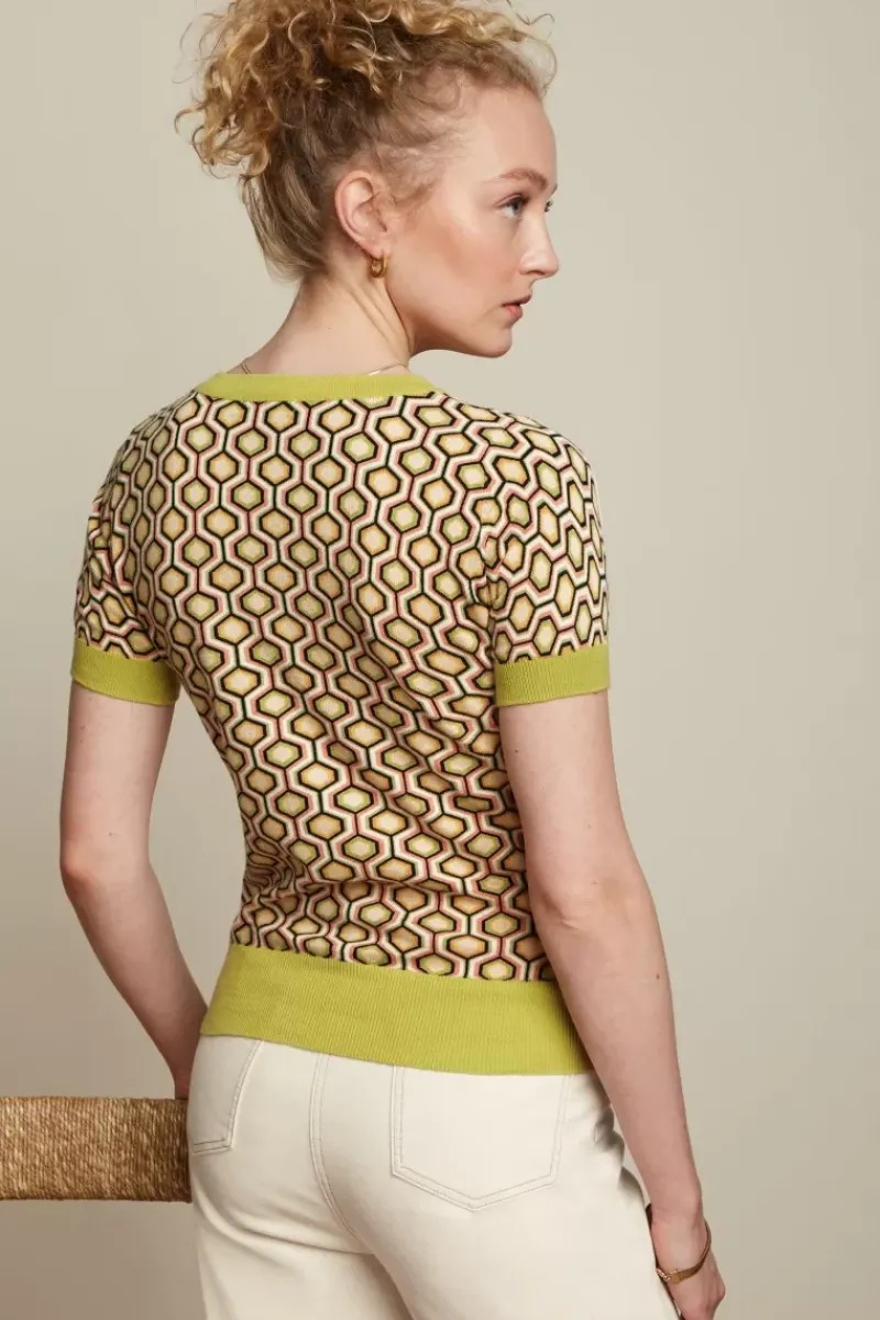 King Louie Tops & Shirts<Gigi Top Rocchi Lentil Green