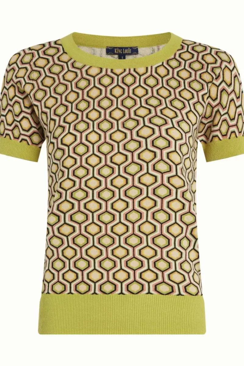 King Louie Tops & Shirts<Gigi Top Rocchi Lentil Green
