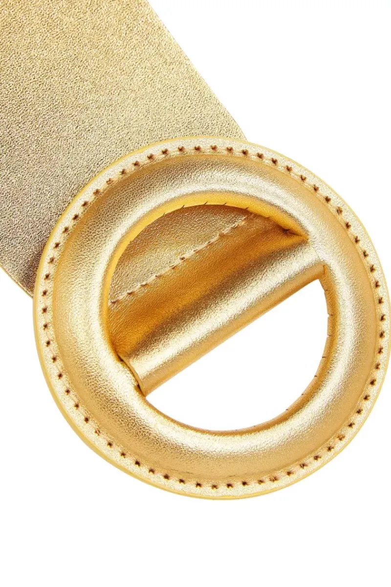 King Louie Vintage Accessoires<Glossy Belt Gold