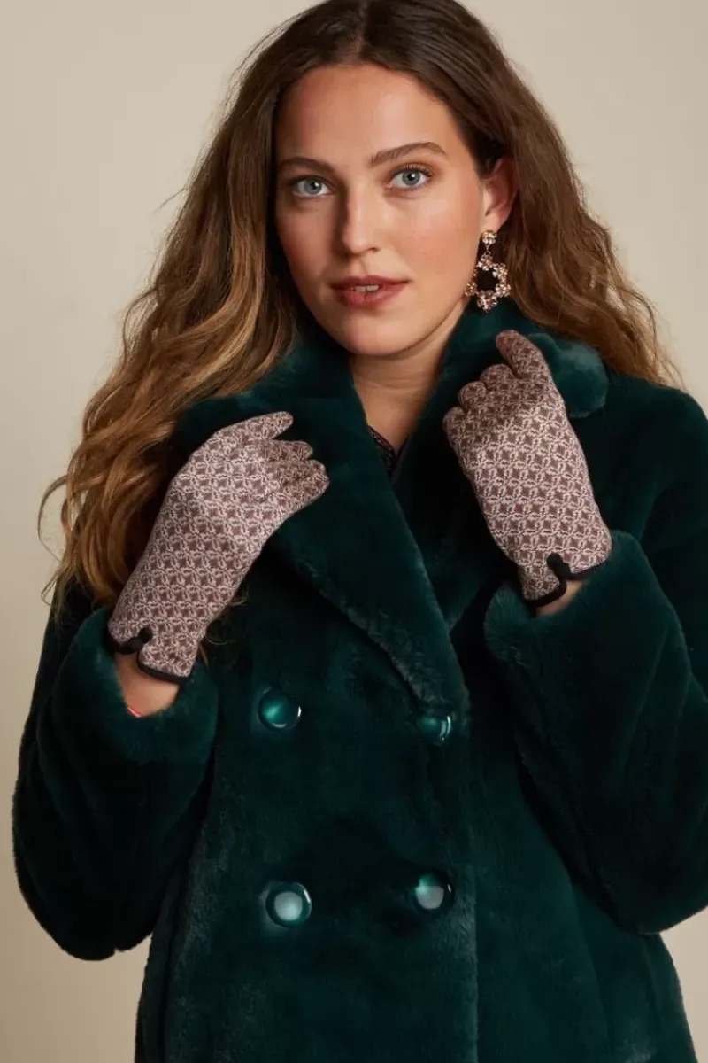 King Louie Vintage Accessoires<Glove Backstage Maroon Red
