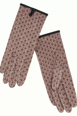 King Louie Vintage Accessoires<Glove Backstage Maroon Red