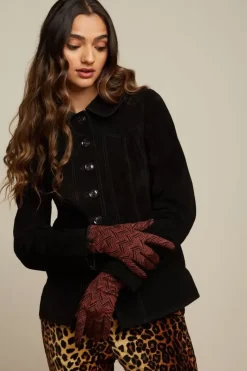 King Louie Vintage Accessoires<Glove Facet Henna Red
