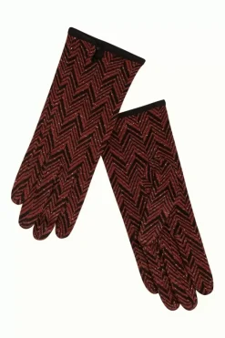 King Louie Vintage Accessoires<Glove Facet Henna Red