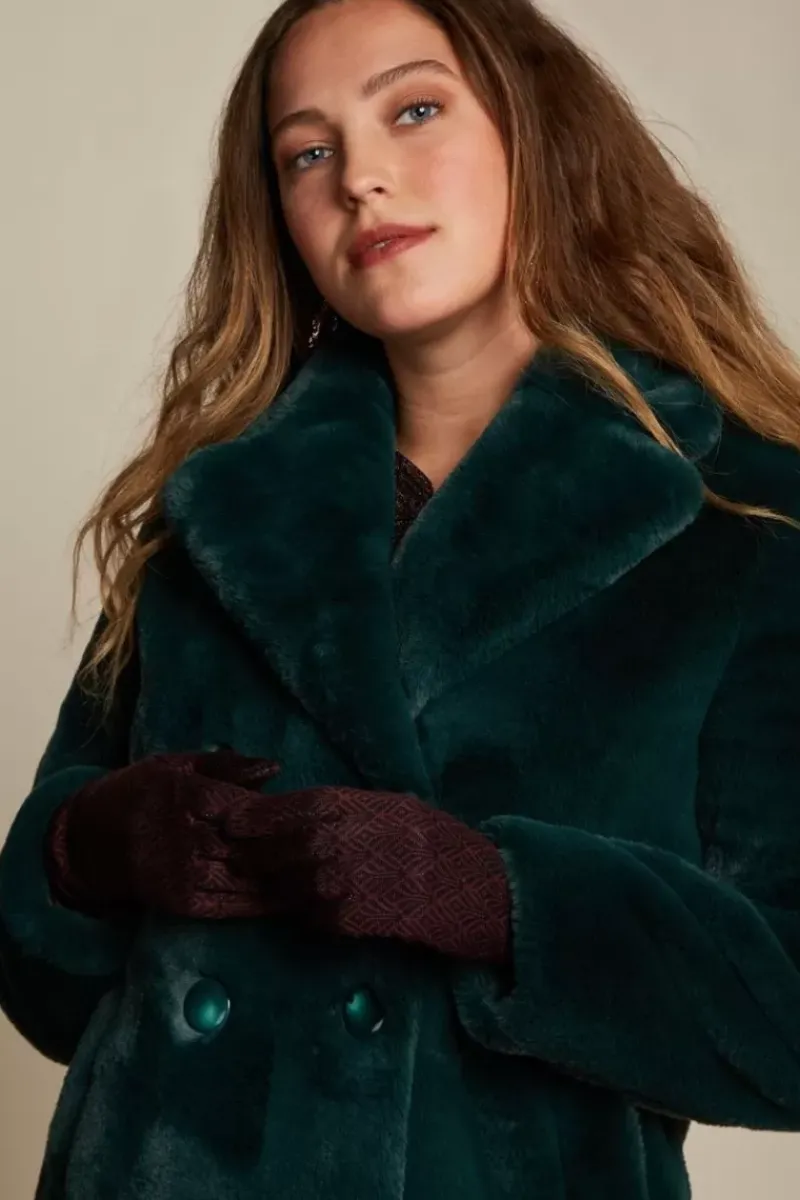 King Louie Vintage Accessoires<Glove Long Island Porto Red