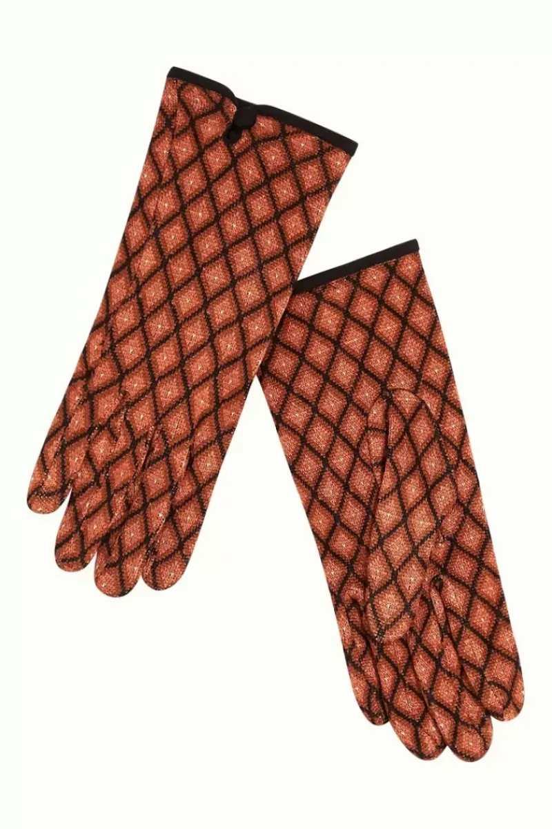 King Louie Vintage Accessoires<Glove Magnet Cognac Orange