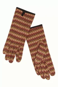 King Louie Vintage Accessoires<Glove Sutton Henna Red
