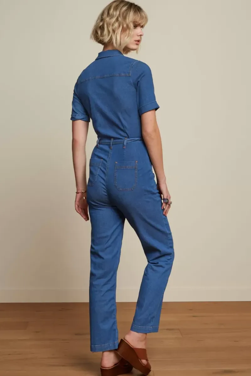 King Louie Jumpsuits<Gracie Jumpsuit Chambray Denim Blue