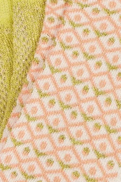 King Louie Vintage Accessoires<Half Sock 2-Pack Diamond Woodbine Green