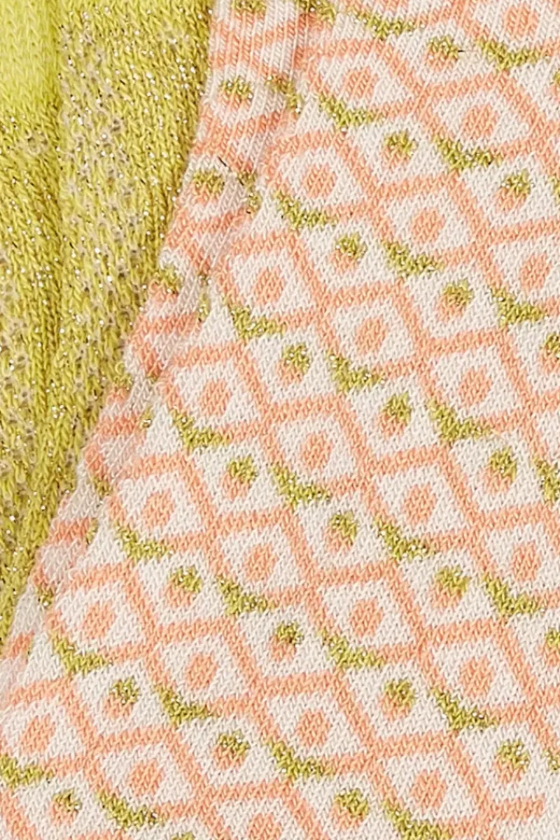 King Louie Vintage Accessoires<Half Sock 2-Pack Diamond Woodbine Green