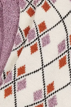 King Louie Vintage Accessoires<Half Socks 2-Pack Spade Orchid Pink