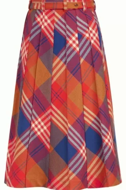 King Louie Rokken<Harper Skirt Jolla Check Fire Red