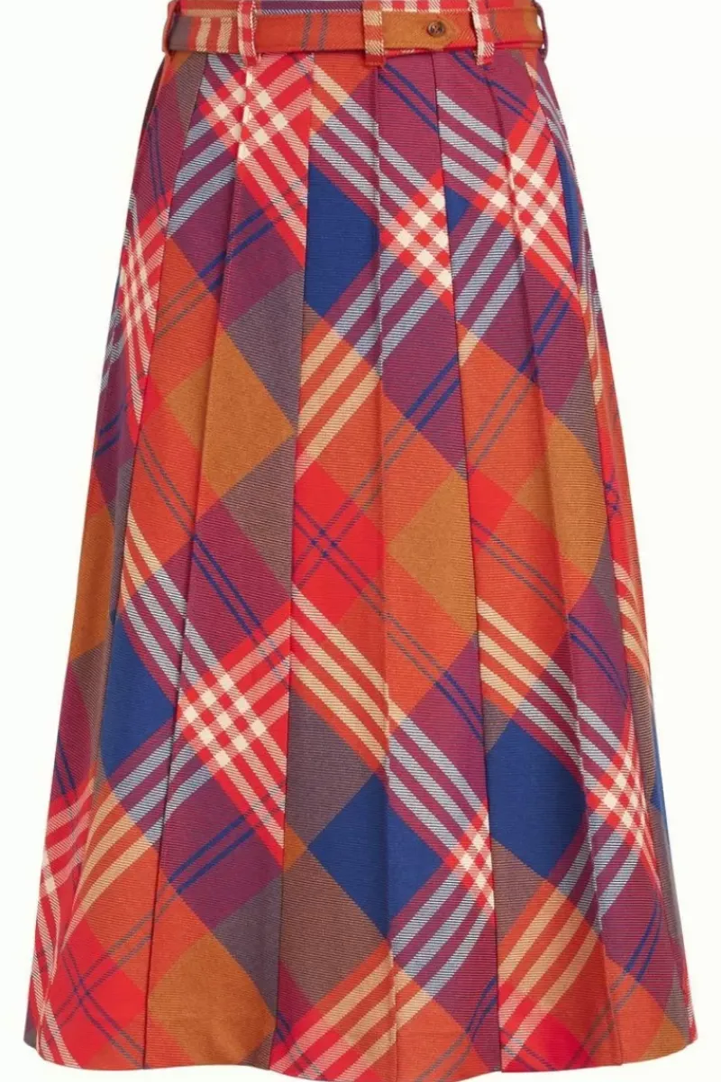 King Louie Rokken<Harper Skirt Jolla Check Fire Red