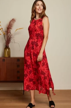 King Louie Jurken<Hazel Dress Marlow Fiery Red