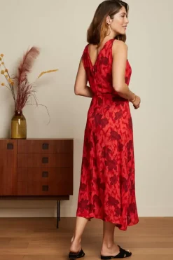 King Louie Jurken<Hazel Dress Marlow Fiery Red