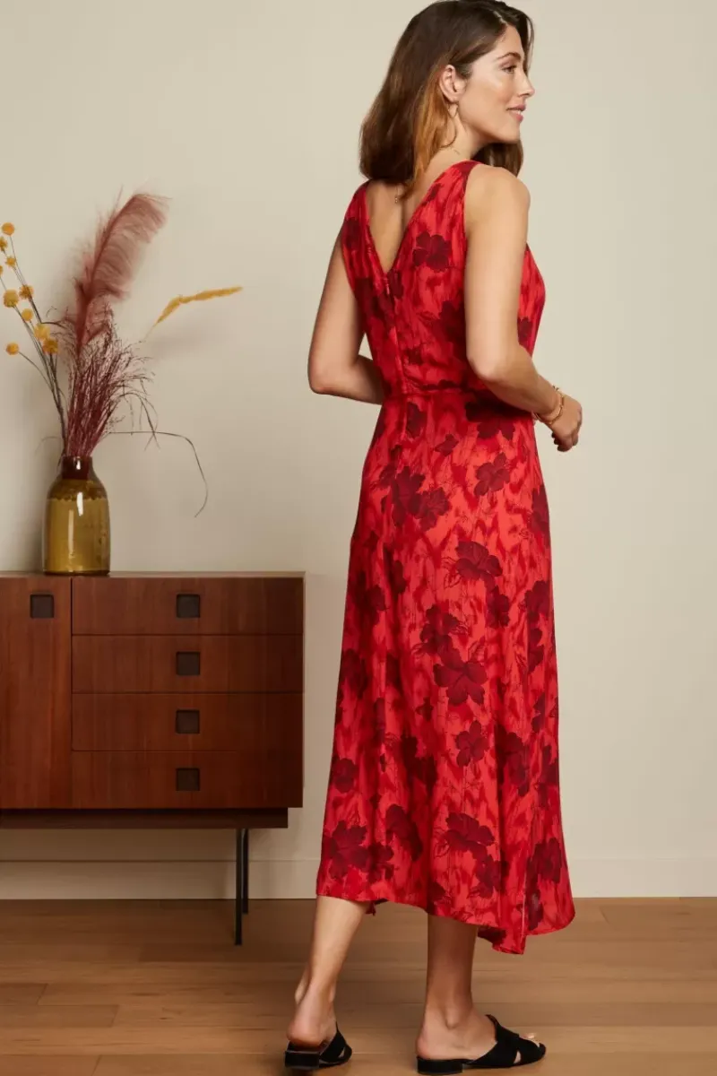 King Louie Jurken<Hazel Dress Marlow Fiery Red
