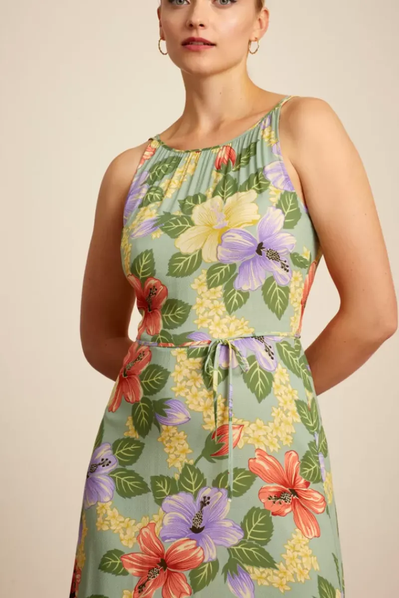 King Louie Jurken<Hazel Maxi Dress Paco Spar Green