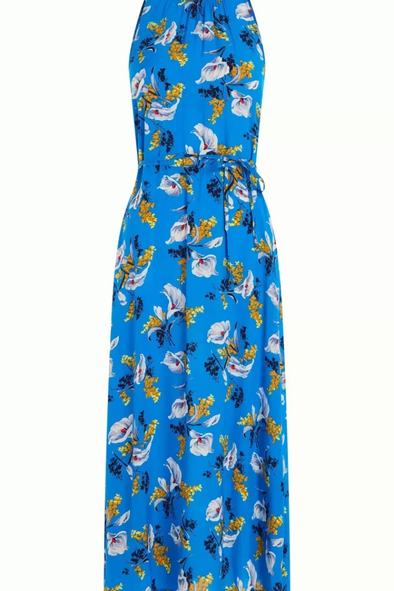 King Louie Jurken<Hazel Midi Dress Cubanelle Madeira Blue