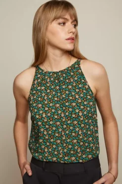 King Louie Tops & Shirts<Hazel Top Caliente Atlantis Green
