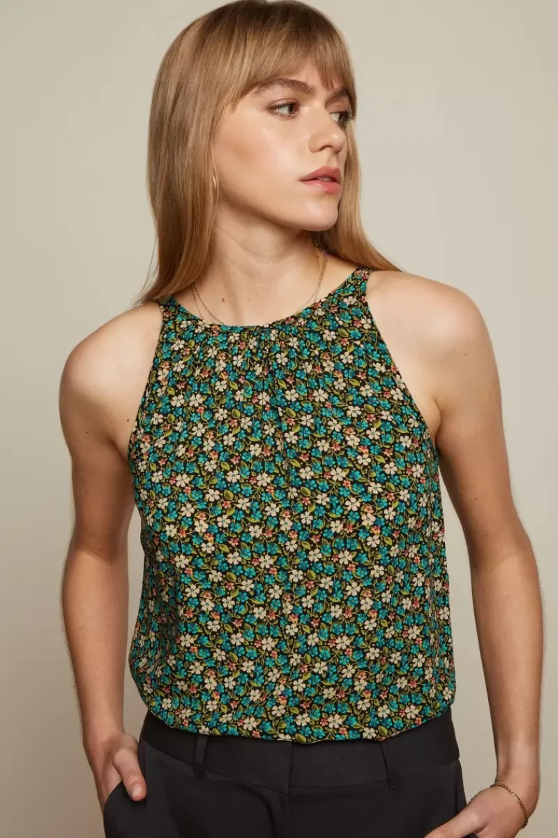 King Louie Tops & Shirts<Hazel Top Caliente Atlantis Green