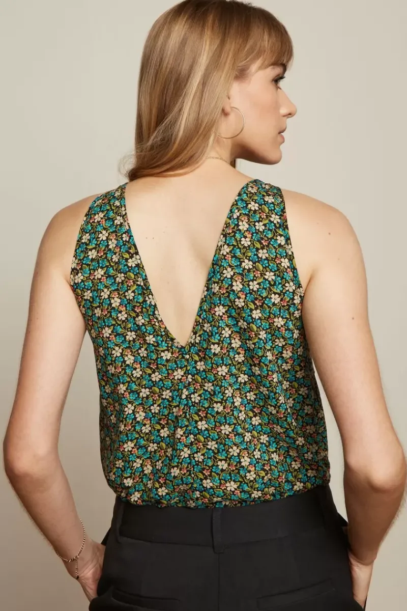 King Louie Tops & Shirts<Hazel Top Caliente Atlantis Green