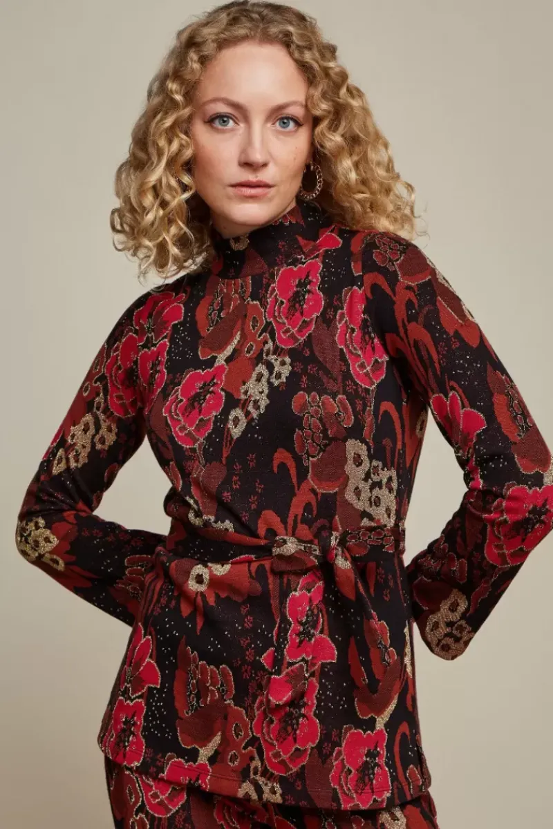 King Louie Tops & Shirts<Heloisa Tunic Top Bloomsbury Black