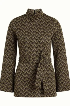 King Louie Tops & Shirts<Heloisa Tunic Top Facet Black