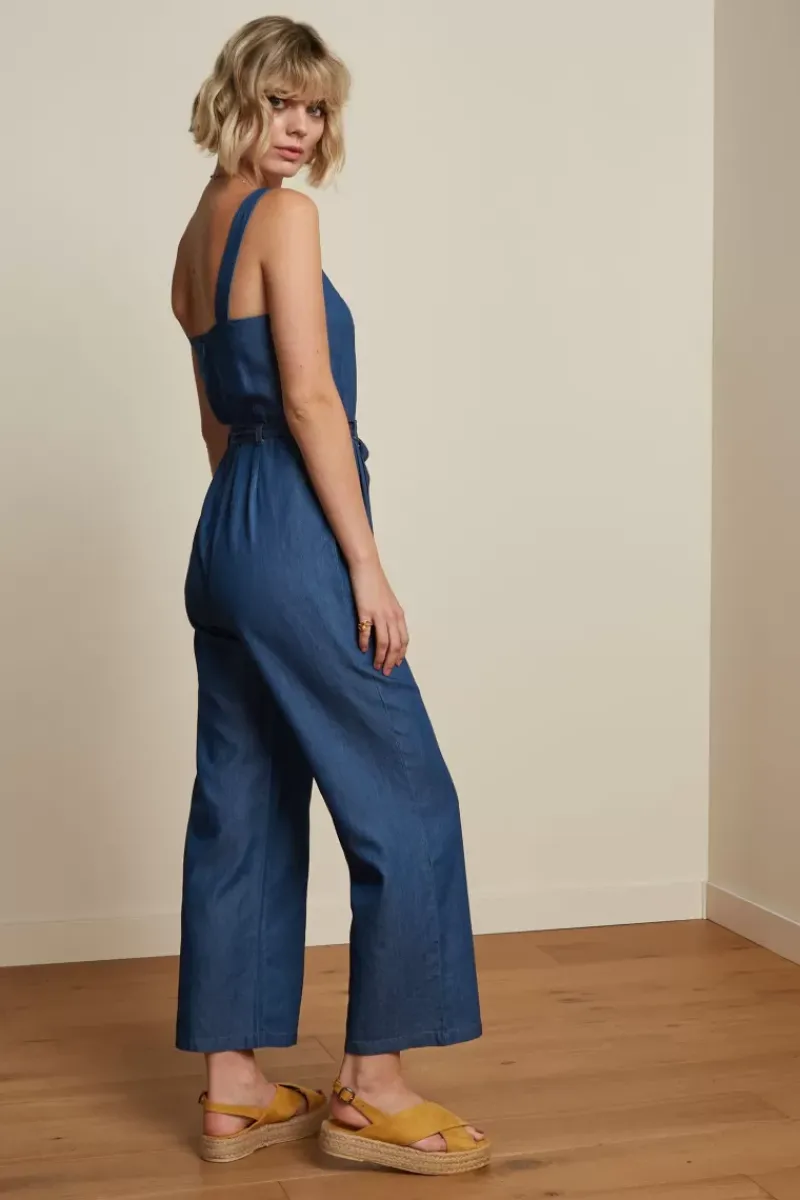 King Louie Jumpsuits<Ines Jumpsuit Las Palmas Bluestone Blue