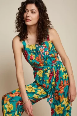 King Louie Jumpsuits<Ines Jumpsuit Tula Aqua Green
