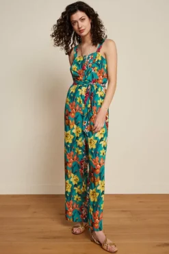 King Louie Jumpsuits<Ines Jumpsuit Tula Aqua Green