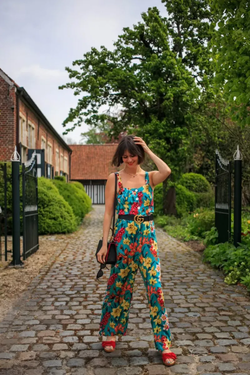 King Louie Jumpsuits<Ines Jumpsuit Tula Aqua Green