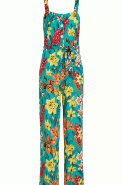 King Louie Jumpsuits<Ines Jumpsuit Tula Aqua Green