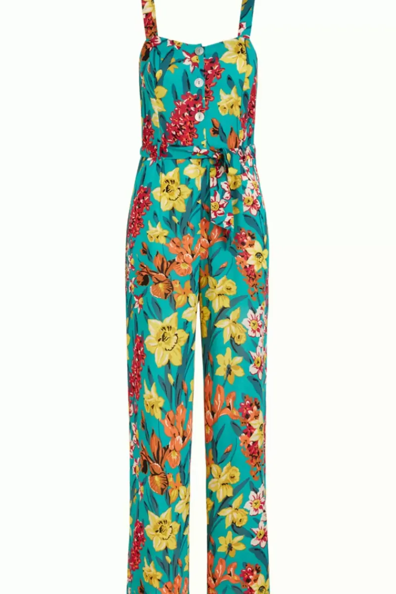 King Louie Jumpsuits<Ines Jumpsuit Tula Aqua Green