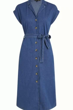King Louie Jurken<Irene Dress Chambray Denim Blue