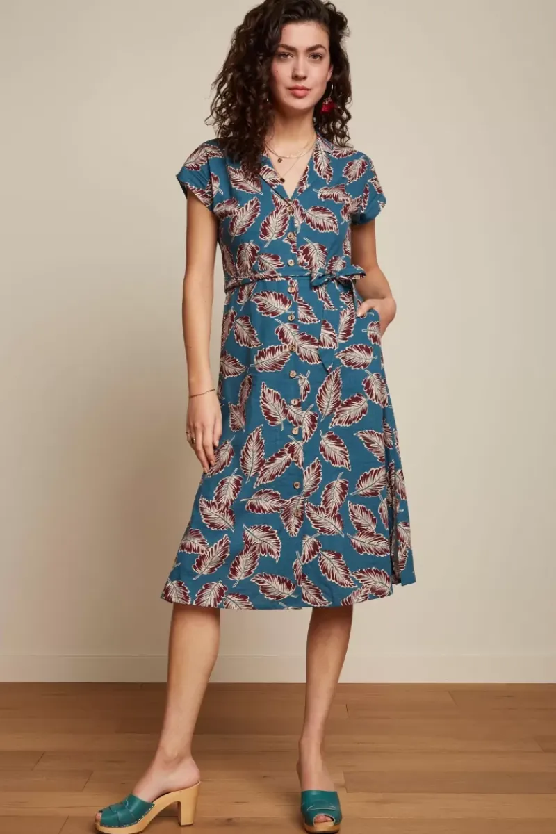 King Louie Jurken<Irene Dress Dominica Orient Blue