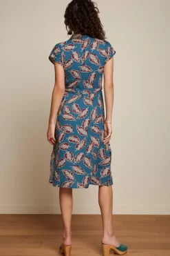 King Louie Jurken<Irene Dress Dominica Orient Blue