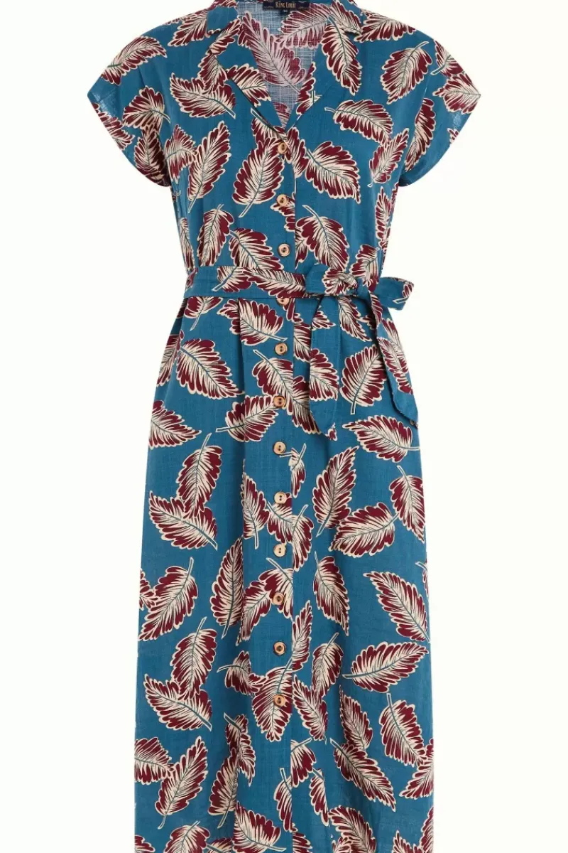 King Louie Jurken<Irene Dress Dominica Orient Blue