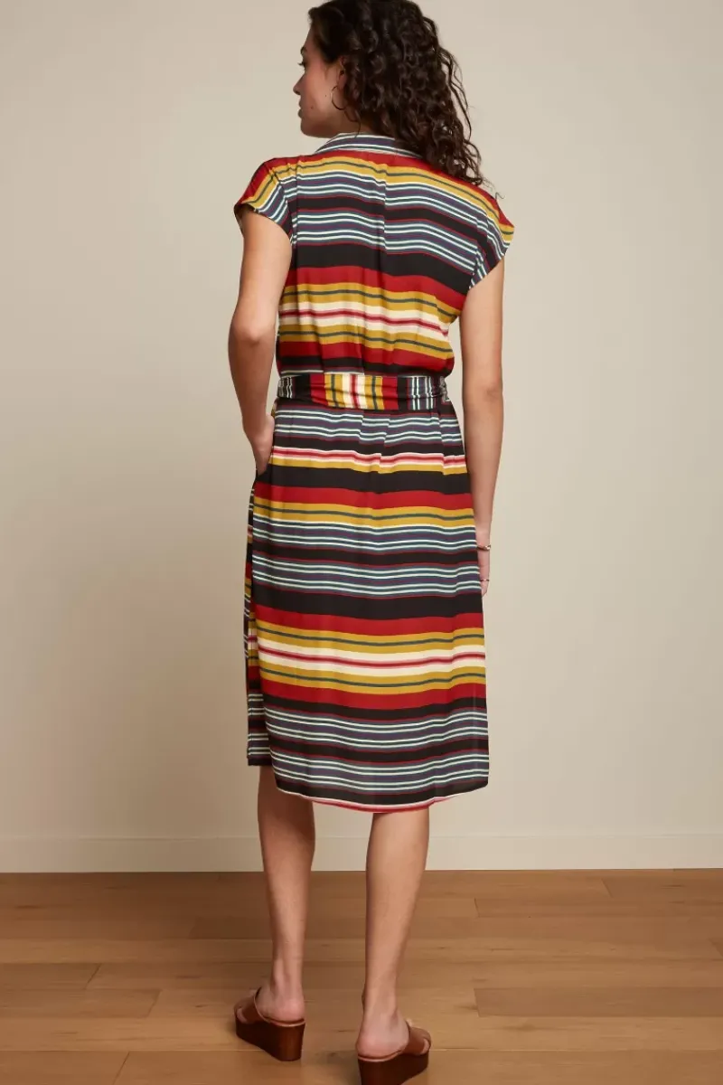 King Louie Jurken<Irene Dress Maxim Stripe Black