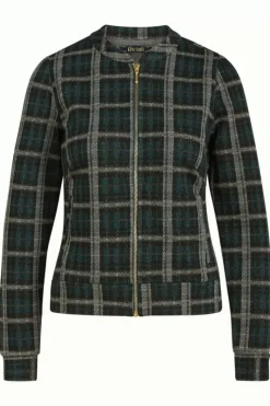 King Louie Jassen & Blazers<Iris Jacket Santiago Check Dragonfly Green