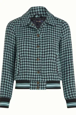 King Louie Jassen & Blazers<Isa Collar Jacket Rubio Check Black
