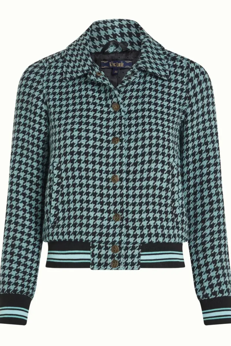 King Louie Jassen & Blazers<Isa Collar Jacket Rubio Check Black