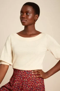 King Louie Tops & Shirts<Ivy Bell Top Cocoon Cream