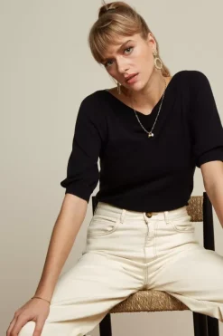 King Louie Tops & Shirts<Ivy Top Cocoon Black