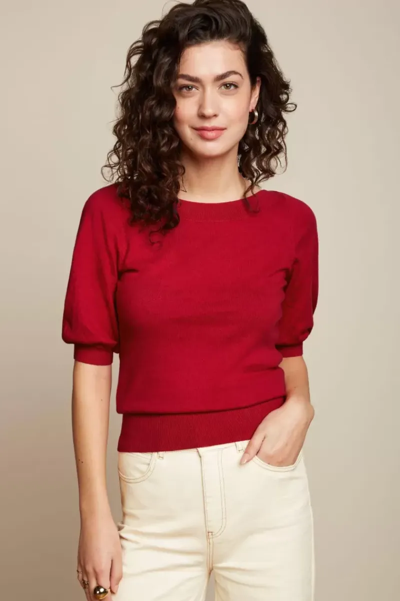 King Louie Tops & Shirts<Ivy Top Cocoon Icon Red