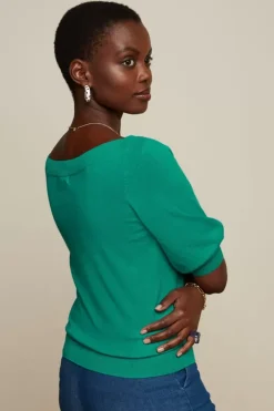 King Louie Tops & Shirts<Ivy Top Cocoon Aqua Green
