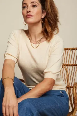 King Louie Tops & Shirts<Ivy Top Cocoon Cream